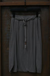 Boris Bidjan Saberi cotton skirt German handmade comfortable WSKIRT 2 F0401T-TANHUI charcoal gray